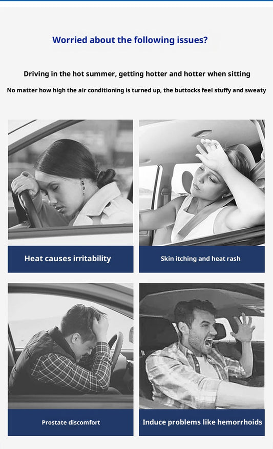 Car ventilation seat cushion