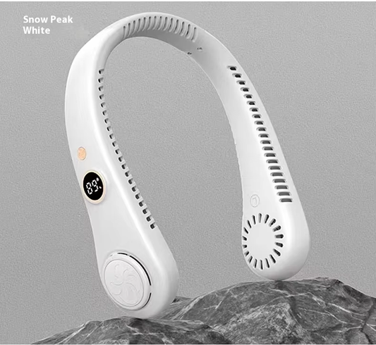 Hanging neck fan
