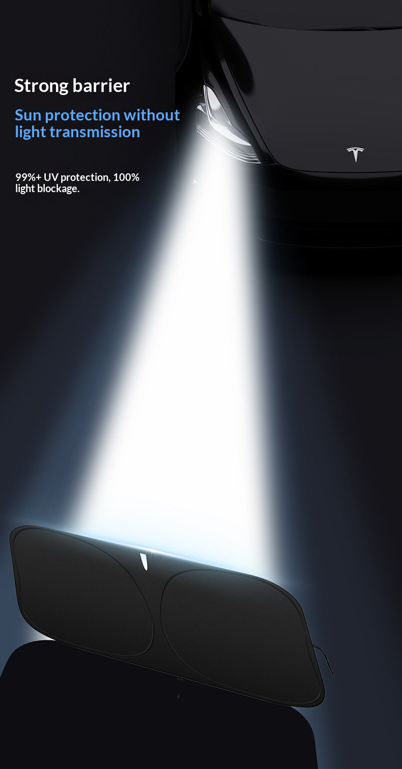 Car windshield sunshade