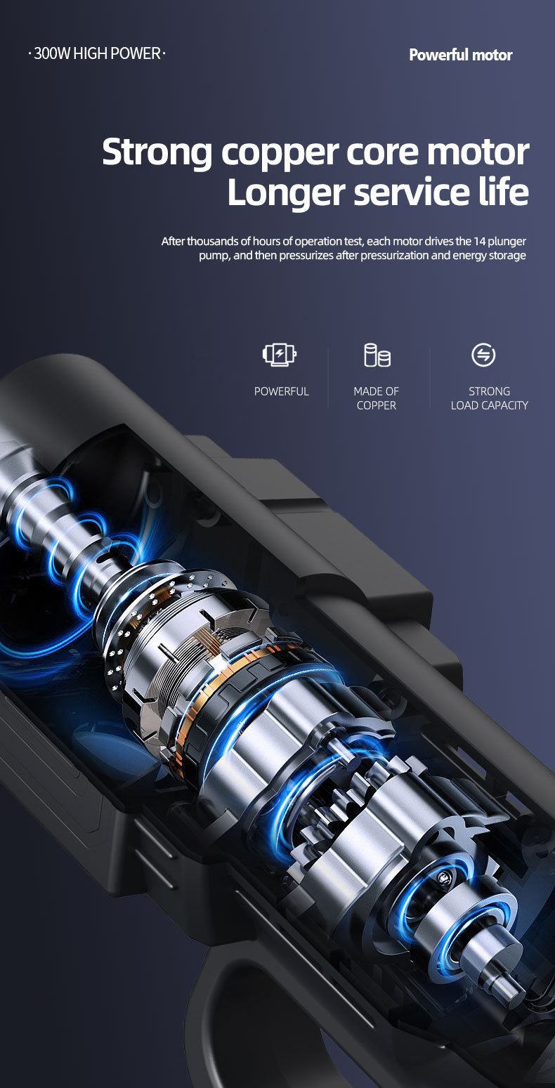 Wireless portable car washer