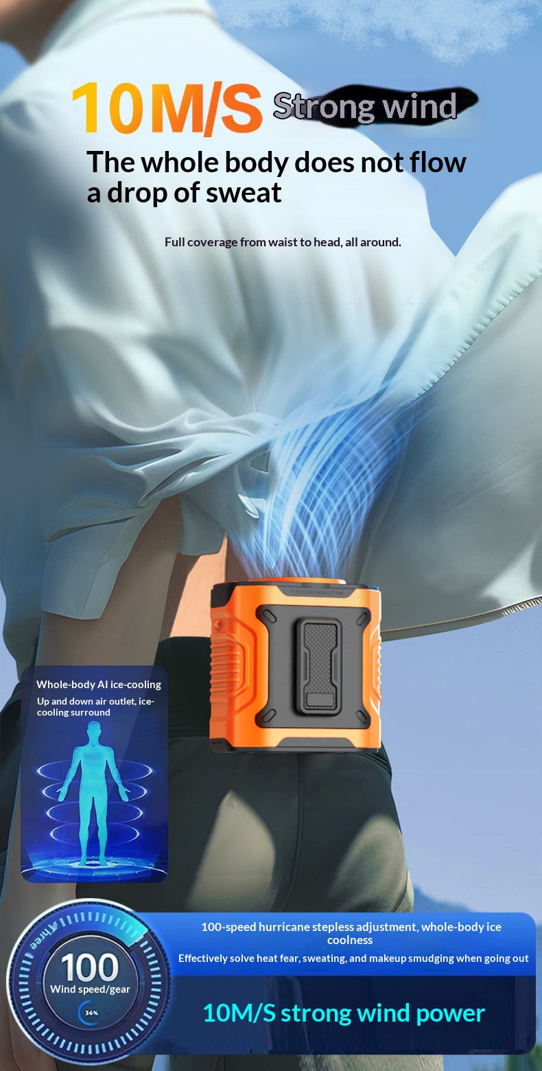 Wall-mounted ceiling fan