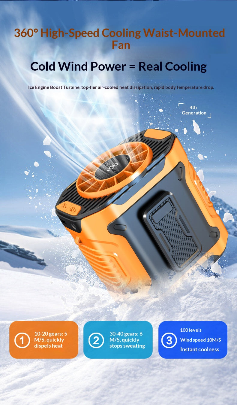 Wall-mounted ceiling fan