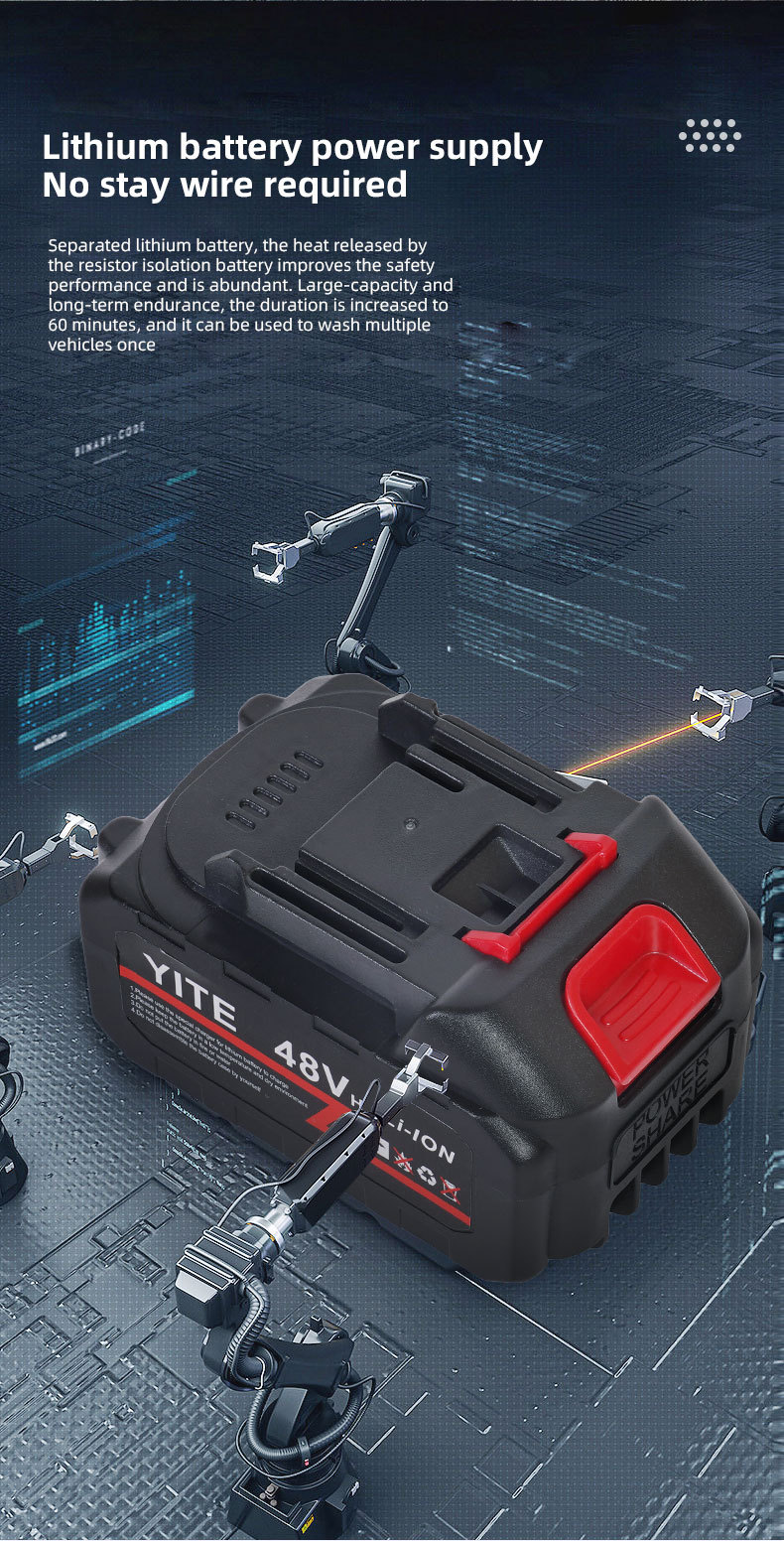 Wireless portable car washer