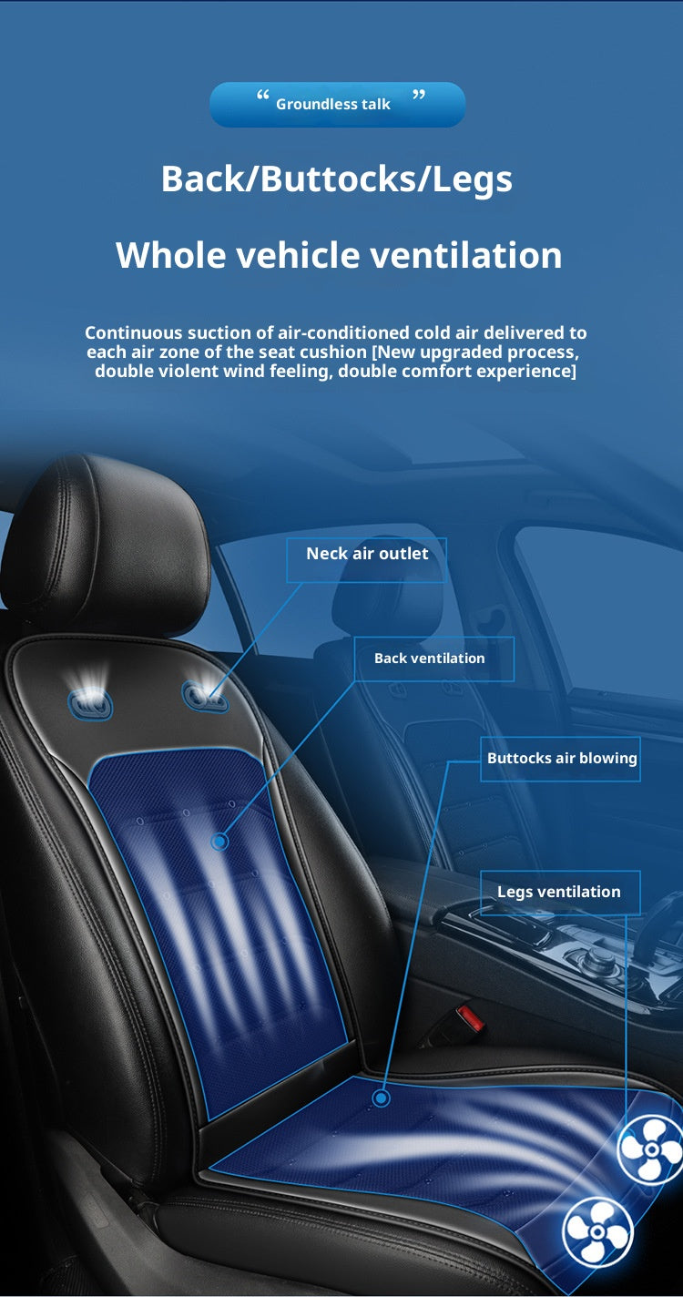 Car ventilation seat cushion