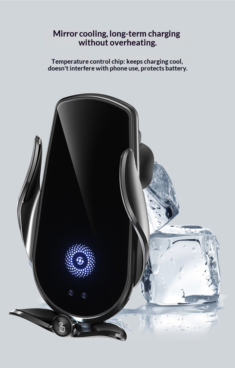 Wireless charging phone holder