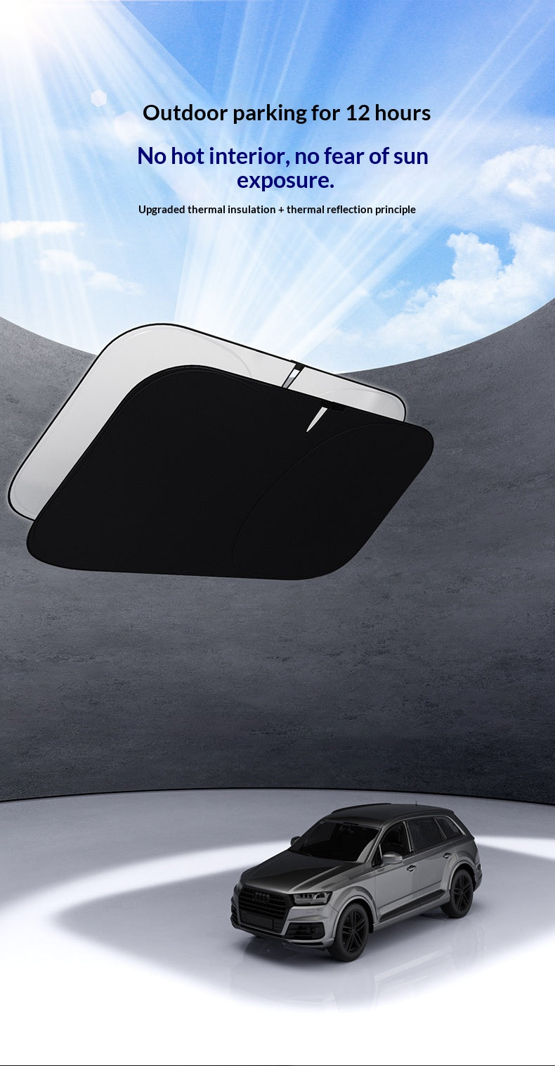 Car windshield sunshade