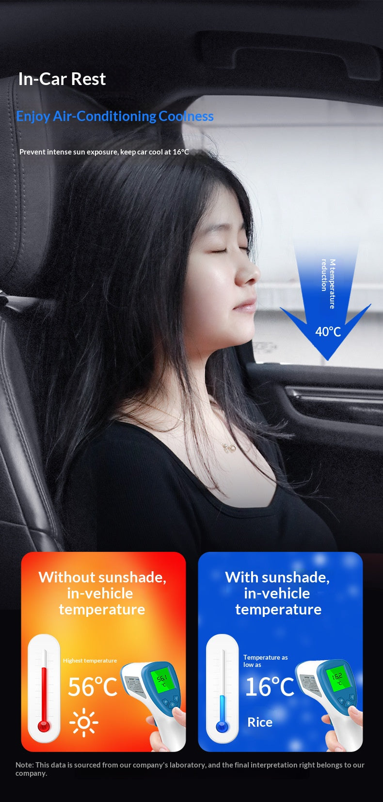 Car windshield sunshade