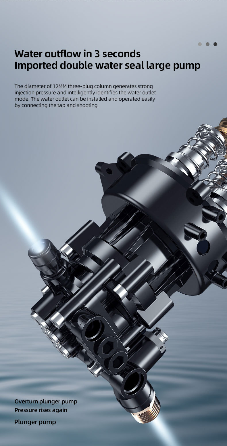 Wireless portable car washer