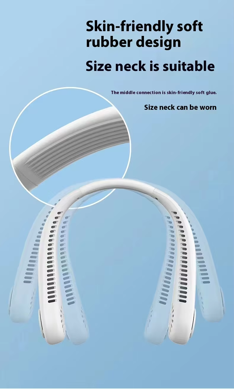 Hanging neck fan